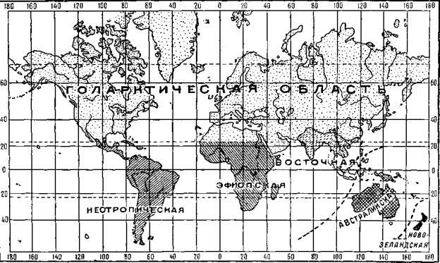 Рис 27 Карта географических областей земного шара характеризующихся - фото 29