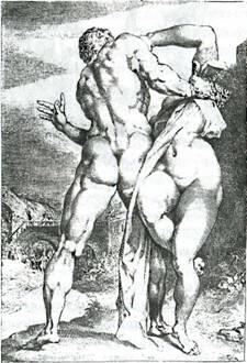 Похищение сабинянок Идеал мужской и женской красоты Итальянская гравюра XVII - фото 5