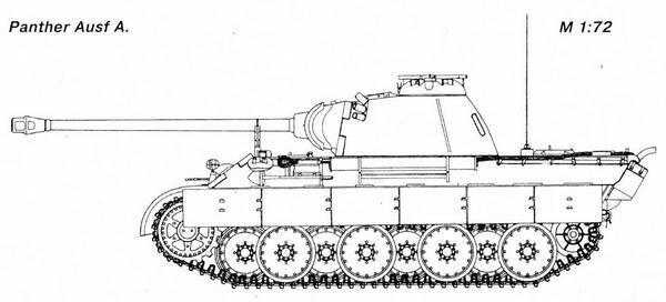 Пантера Ausf A Модификацию Ausf G самую массовую из трёх изготовлено - фото 9