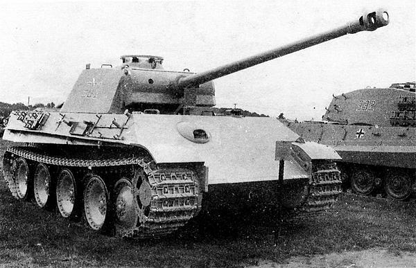 Пантера Ausf G в музее Абердинского полигона в США Маска пушки этого танка - фото 10