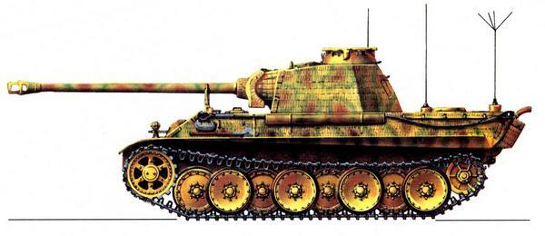 Panzerbefehlswagen Panther Ausf G 1я танковая дивизия СС 1SS Panzer - фото 81