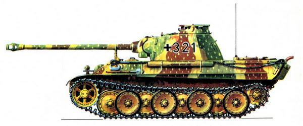 Panther Ausf G 1й батальон 116й танковой дивизии PzAbt1 116Panzer - фото 82