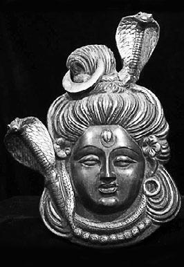 Голова индуистского бога Шивы с налобной жемчужиной Зороастр основатель - фото 3