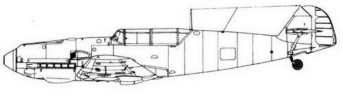 Me 109 S проект учебного самолета Me 109 Т1 Bf 109Е1 - фото 137