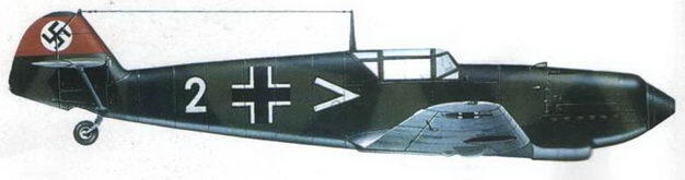 Me 109В из штаба IIJG 132 Richthofen ЮтеборгДамм январь 1938 года На - фото 145