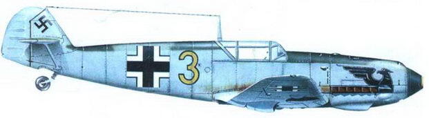 Me 109Е3 из 6JG 52 весна 1940 года Шпейр Германия Типичный для начала - фото 154