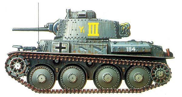 Pz38t AusfC 3й батальон 10го танкового полка 8й танковой дивизии - фото 73