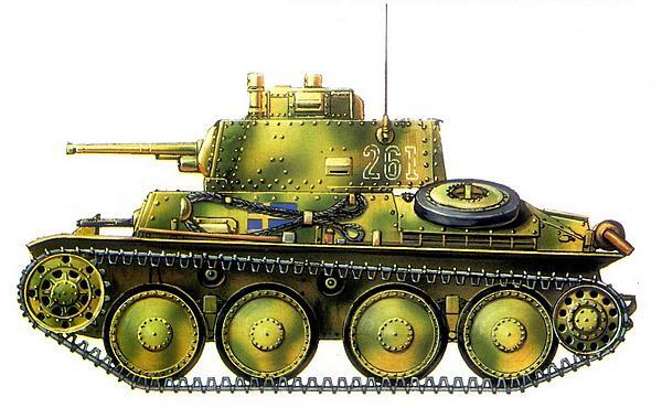Strv m41 SI 3й танковый Содерманландский полк Швеция 1942 г Лёгкий - фото 75