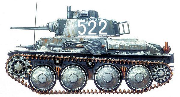 Pz38t AusfG 204й танковый полк 22й танковой дивизии Восточный фронт - фото 79