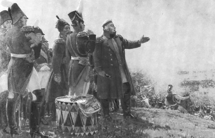 С Герасимов Кутузов на Бородинском поле В бою и сражении побеждает солдат - фото 2