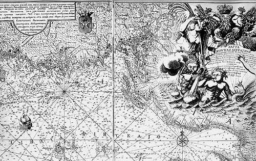 Рис 19 Еще одна военная карта капитана Нагаева Ногая Морская карта 1750 - фото 9