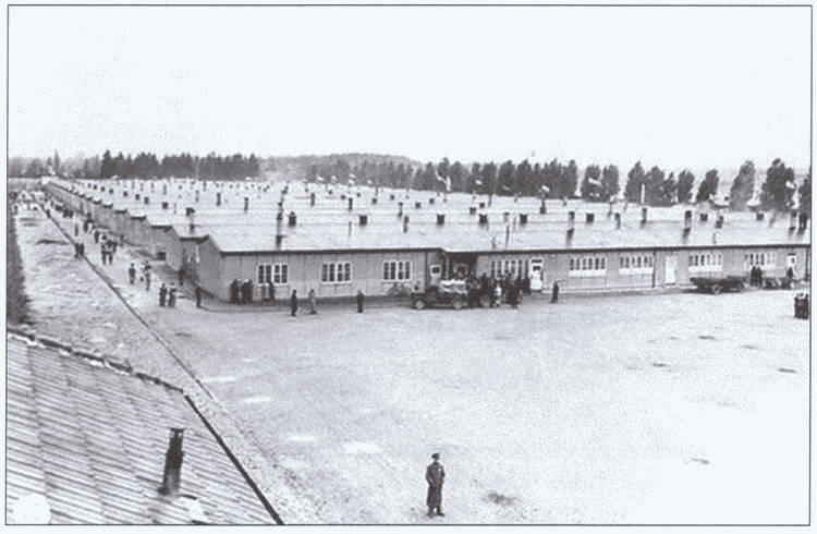 Освенцим 1945 г Бараки в Дахау 1945 г - фото 35