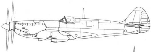 Spitfire IX со сдвоенным винтом машина переделана из Мк V Поплавковый - фото 245