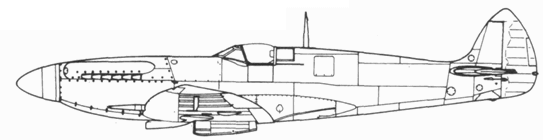Spitfire F21 первый прототип DP851 Spitfire F21 второй прототип - фото 267