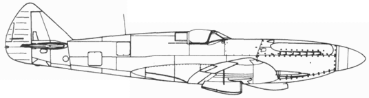 Spitfire F21 второй прототип PP139 Крыло прототипа F 21 Spitfire - фото 268
