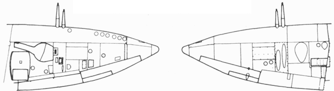Крыло прототипа F 21 Spitfire F21 серийный Spitfire F21 со сдвоенным - фото 269