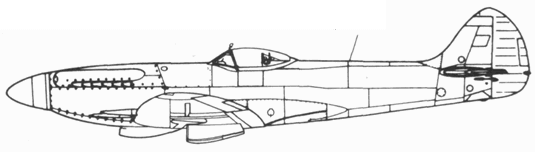 Spitfire F22 прототип Spitfire F22 серийный Spitfire F22 со сдвоенным - фото 272