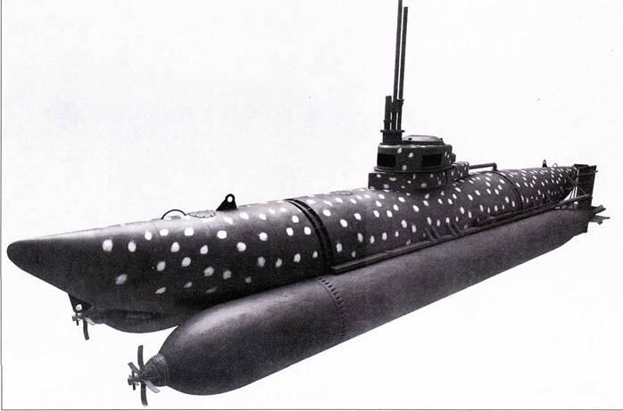 Сверхмалая подводная лодка Biber И звлечение из воды лодки типа Molch - фото 2