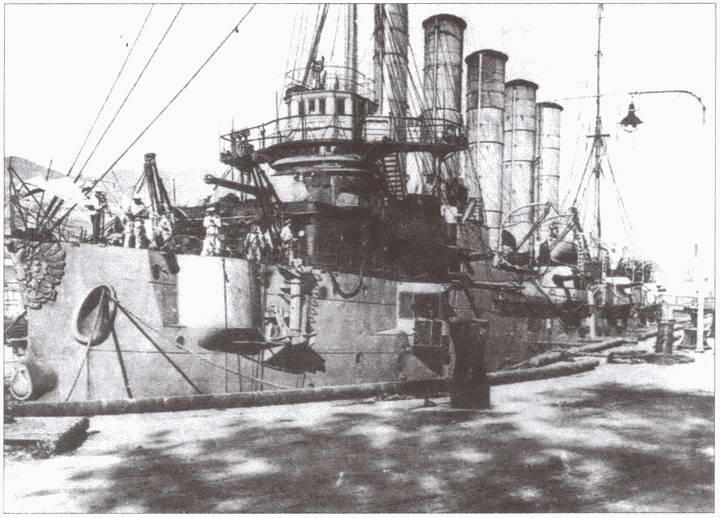 Крейсер Асколъд в Тулонском порту 1916 г Севастополь в 1914 г - фото 18