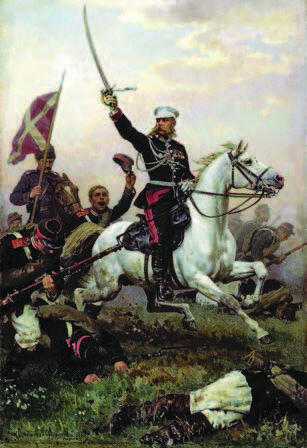 М Скобелев в атаке Император Александр II Русские войска под Плевной - фото 25