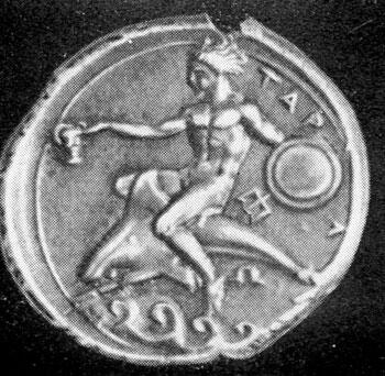 Монета из Тараса около 344 г до н э Британский музей Вскоре после смерти - фото 5