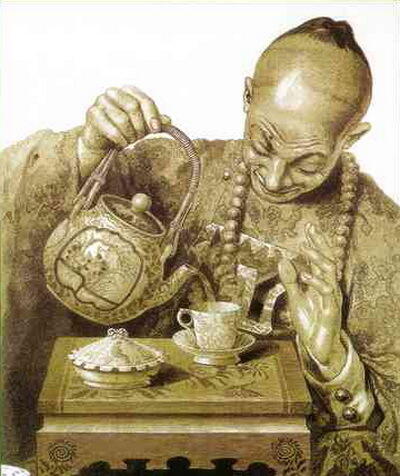 китайская гравюра XVIII века Что же такое зелёный чай Сначала о - фото 1