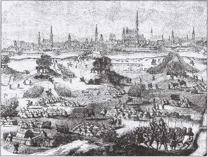 Осада Вены войсками Сулеймана Великолепного Гравюра XVI в Фердинанд I также - фото 11