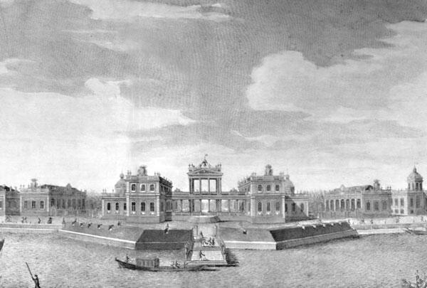С рисунка МИ Махаева Усадьба БестужеваРюмина на Каменном острове 1753 г - фото 17