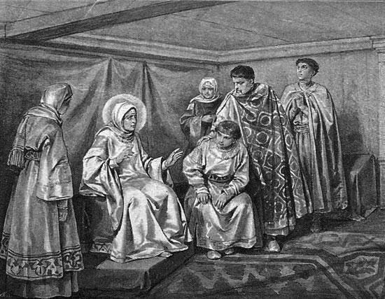 Святая Ольга убеждает Святослава принять христианскую веру Княгиня Ольга - фото 3