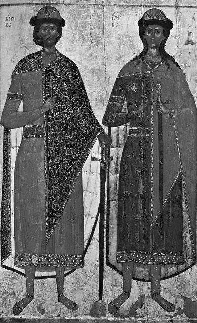 Святые Борис и Глеб на иконе середины XIV в Отец их любил в них не только - фото 11