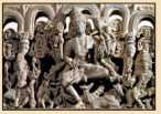 Брахма Вишну и Шива Индийский рельеф XII в Вишну Индийская золотая - фото 9