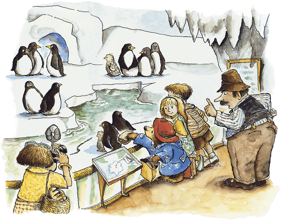Пингвины питаются рыбой пожурил его служитель и указал на табличку Вот - фото 8