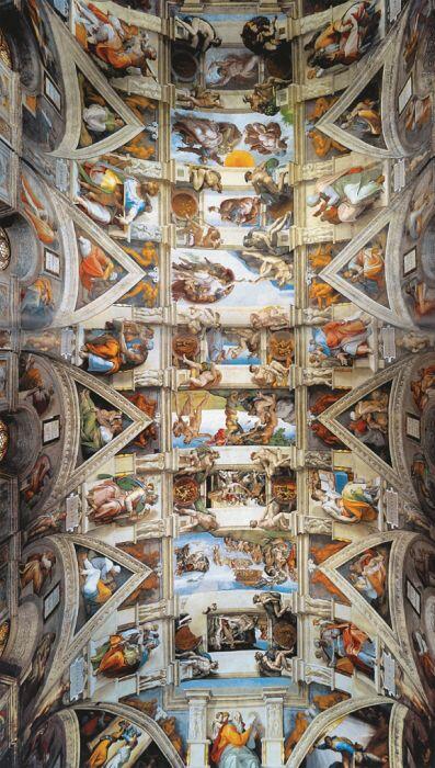 Сотворение Адама Фреска 15081512 Сикстинская капелла Ватикан Рим Это - фото 19