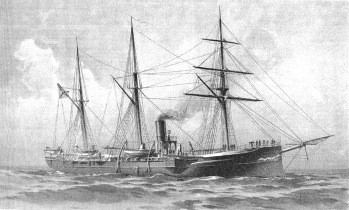 Канонерская лодка Манджур Из альбома рисунков лейтенанта В Игнациуса - фото 3