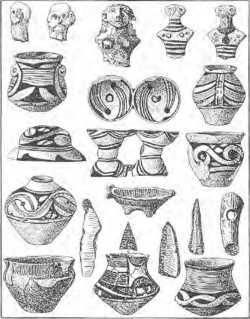 Трипольские статуэтки керамика кремневые изделия Культовые обряды и - фото 4