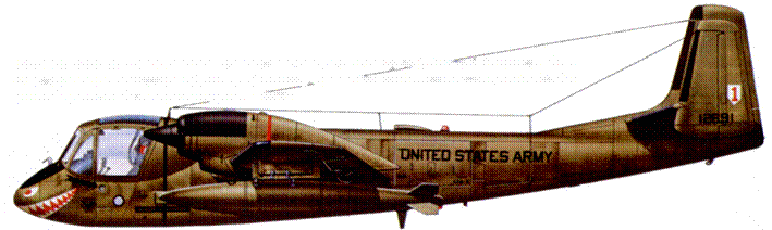 OV1C 612691 из 1й пехотной дивизии армии США авиабаза Фу Лой Южный - фото 163