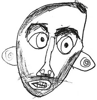Иллюстрация Мирона Лысикова карандаш Бросал камни в людские головы - фото 1