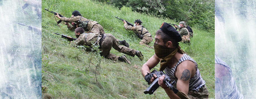 Тренировочный лагерь батальона Восток в Донецкой области Вскоре эти люди - фото 6
