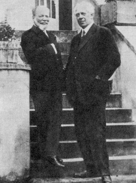 К С Станиславский и Вл И НемировичДанченко 1923 г Гастроли МХАТ в - фото 66