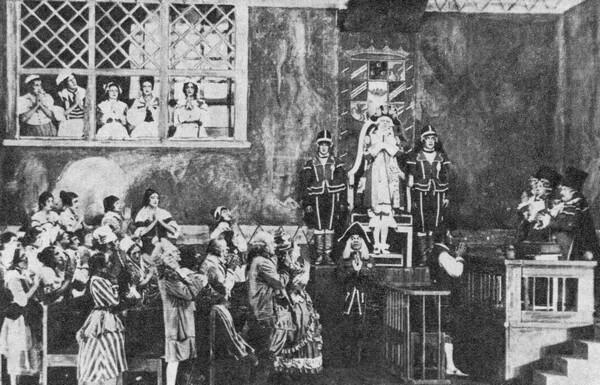 Третий акт сцена суда над Фигаро В 1927 году к десятилетию Октября - фото 75