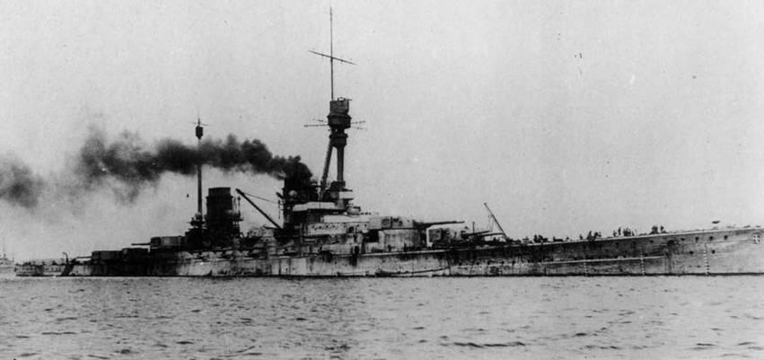 Линейный крейсер Гинденбург во время достройки и испытаний Дерфлингер в - фото 162