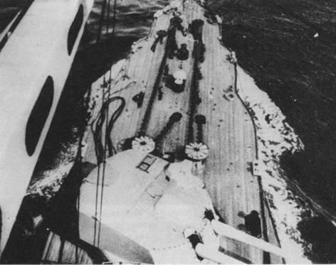 Броненосный крейсер Блюхер Вид на бак и башню Ulten с формарса - фото 8