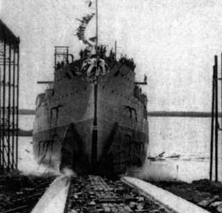 18 мая 1912 г Корпус линейного крейсера Конго во время спуска на воду - фото 2