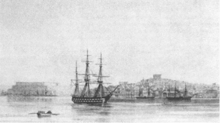 Вид на Севастополь с моря Литография сер XIX в Первые раненые появились на - фото 9