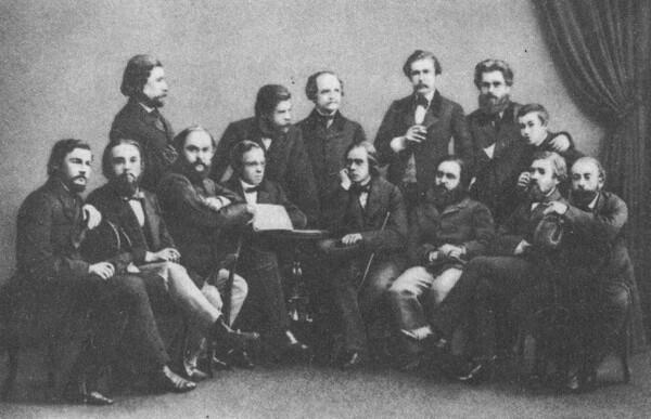 Редакция и сотрудники Искры в 1861 г С экземпляра подаренного В С - фото 1