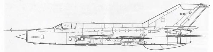 МиГ21 СММ Внешне МиГ21СМ для ВВС СССР и МиГ21М экспортные не - фото 5