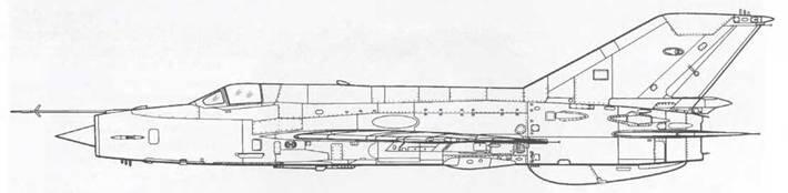 МиГ21МСМ Уже в процессе строевой эксплуатации на части МиГ21СМ и МиГ21М - фото 6