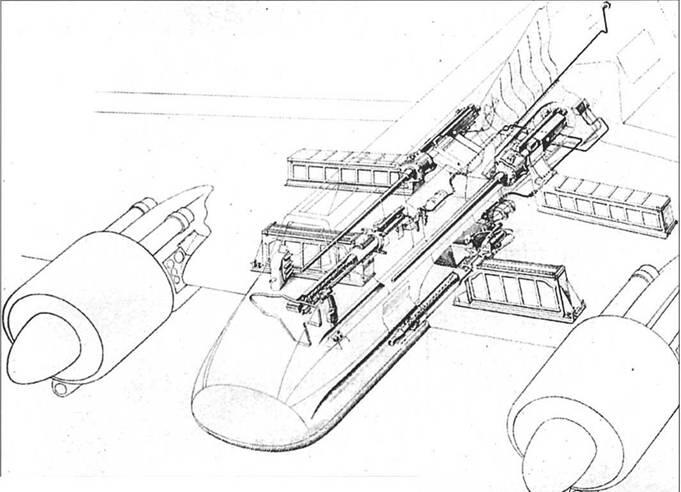 Прорисовка стандартного вооружения штурмовика из двух MG 17 и двух MG 151 - фото 37