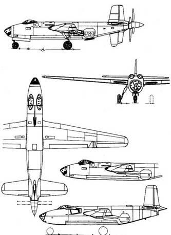 Схема бомбардировщиков ХВ42 и ХВ43 Сравнительная таблица - фото 22