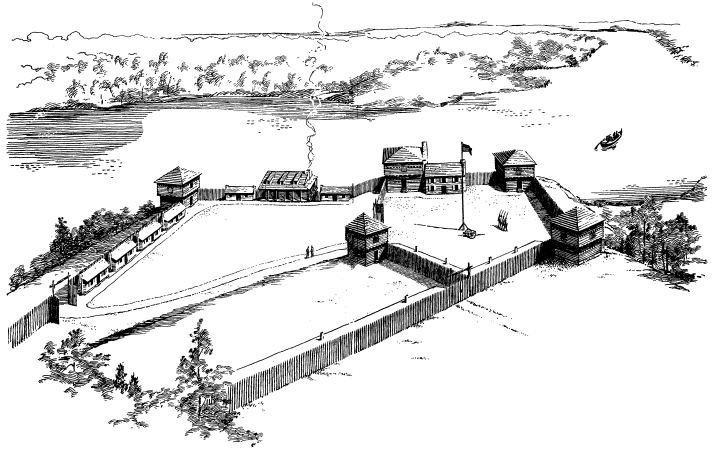 Форт Осейдж на реке Миссисипи 18081825 гг Самый западный военный аванпост - фото 1